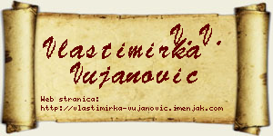 Vlastimirka Vujanović vizit kartica